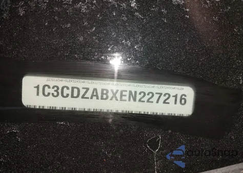 2014 Dodge Avenger Se from USA, damaged, VIN 1C3CDZABXEN227216